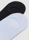 2-pack of black and grey organic cotton no-show socks_2