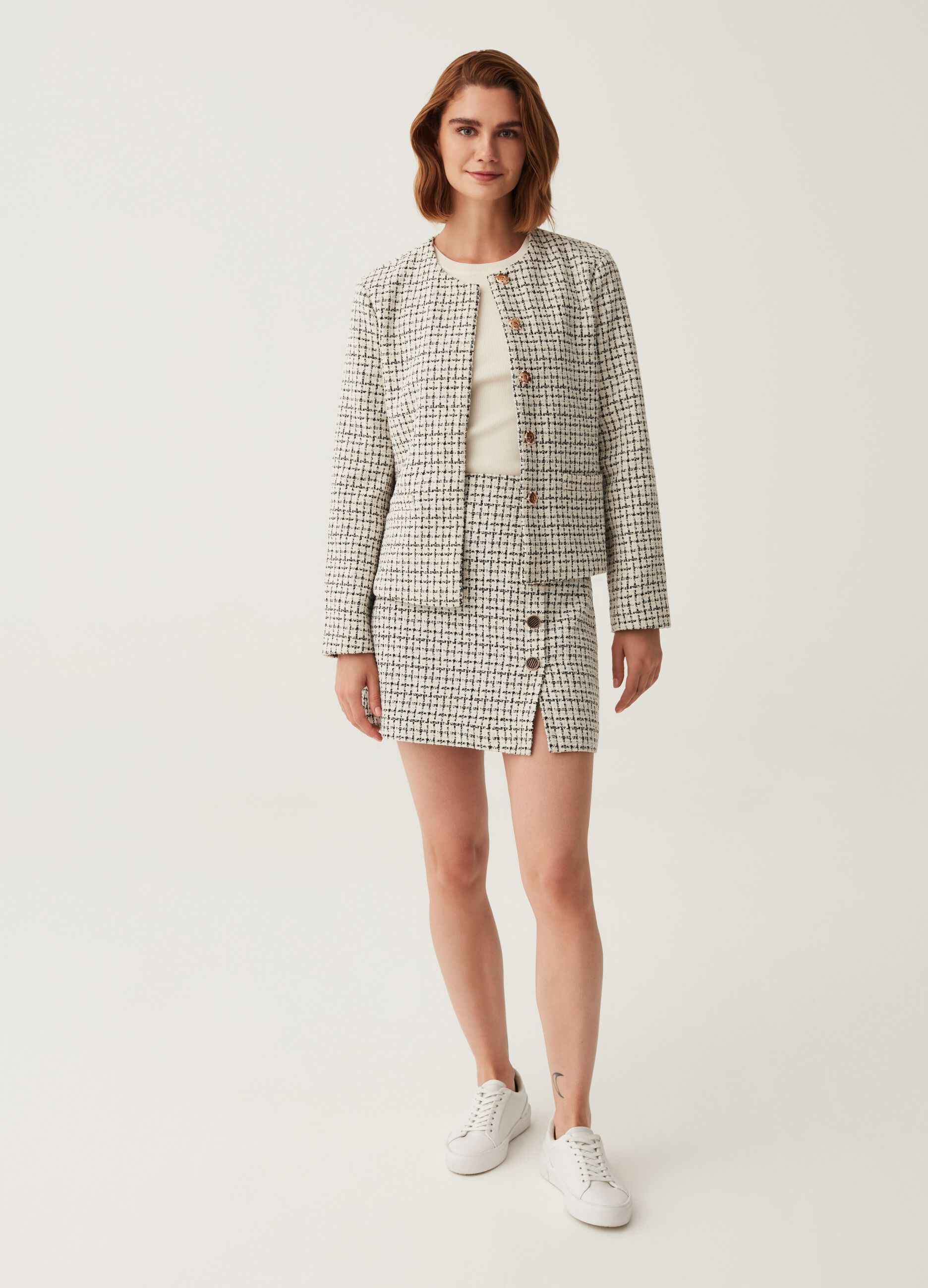 Giacca corta in tweed_1