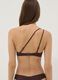 Brown stretch bikini top with straps_2