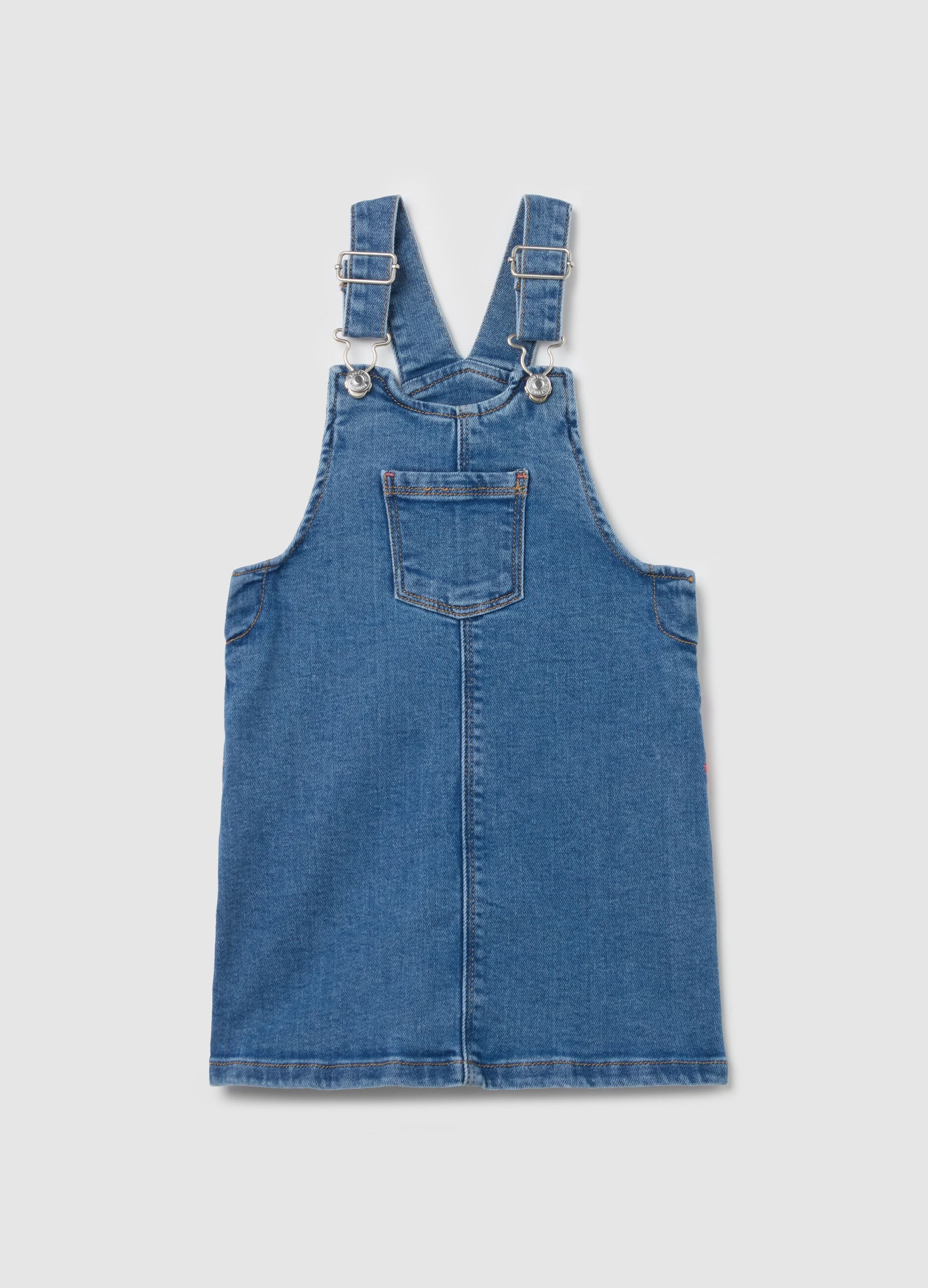 Denim pinafore