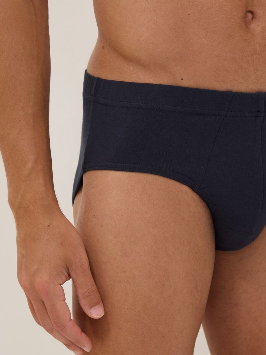 Slip blu in cotone organico_3