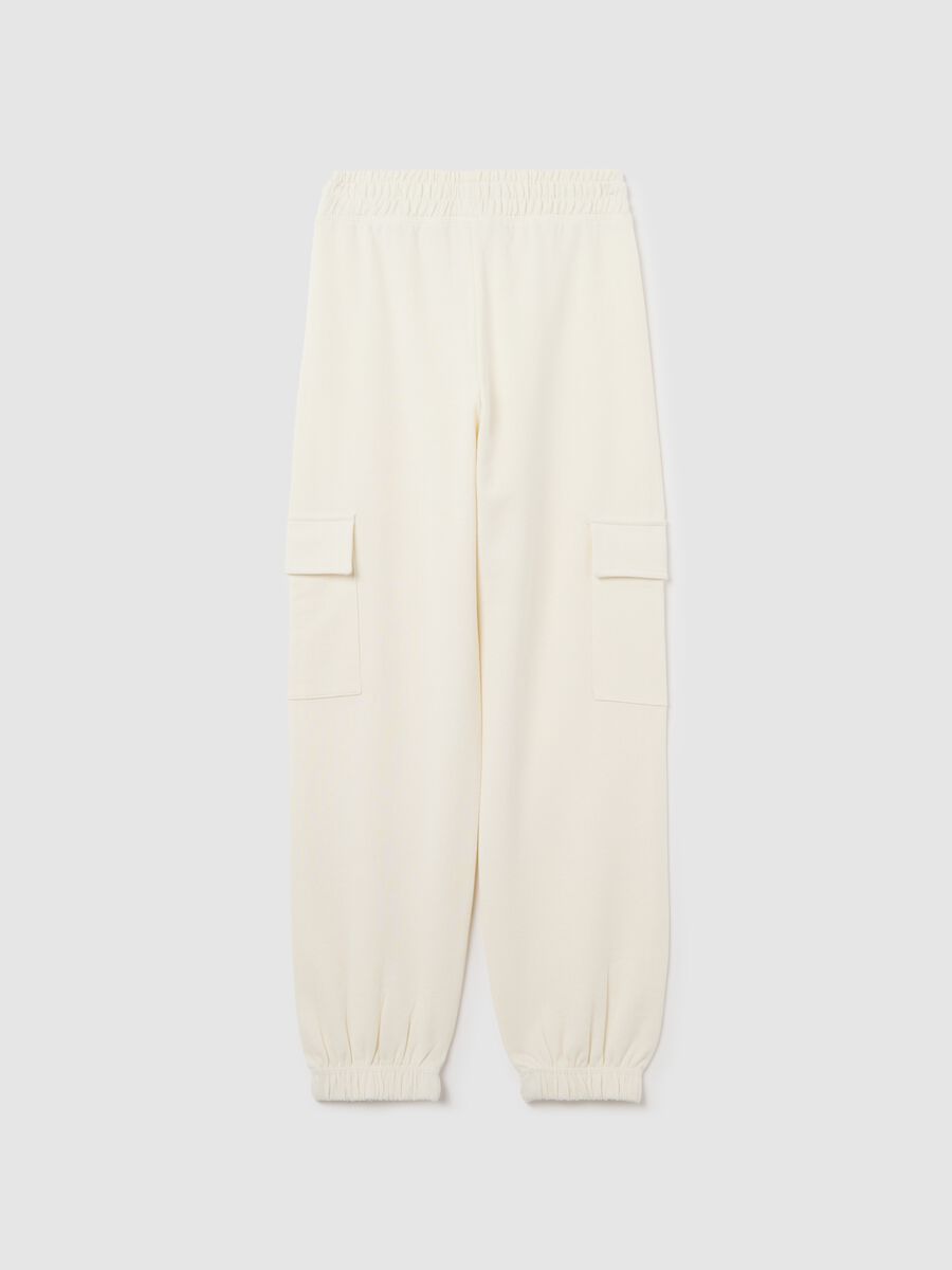 Cargo joggers with elasticated trims_4