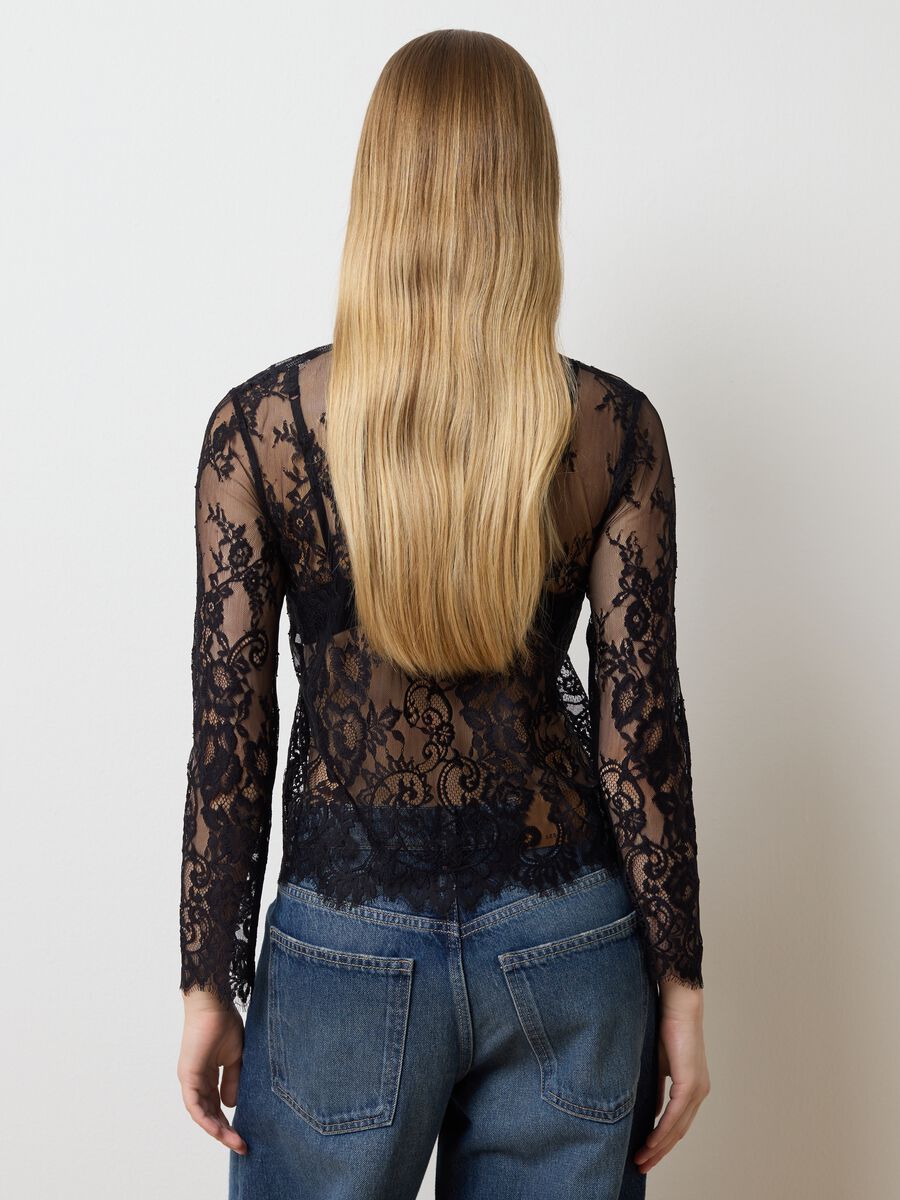 Black top with sheer lace_3