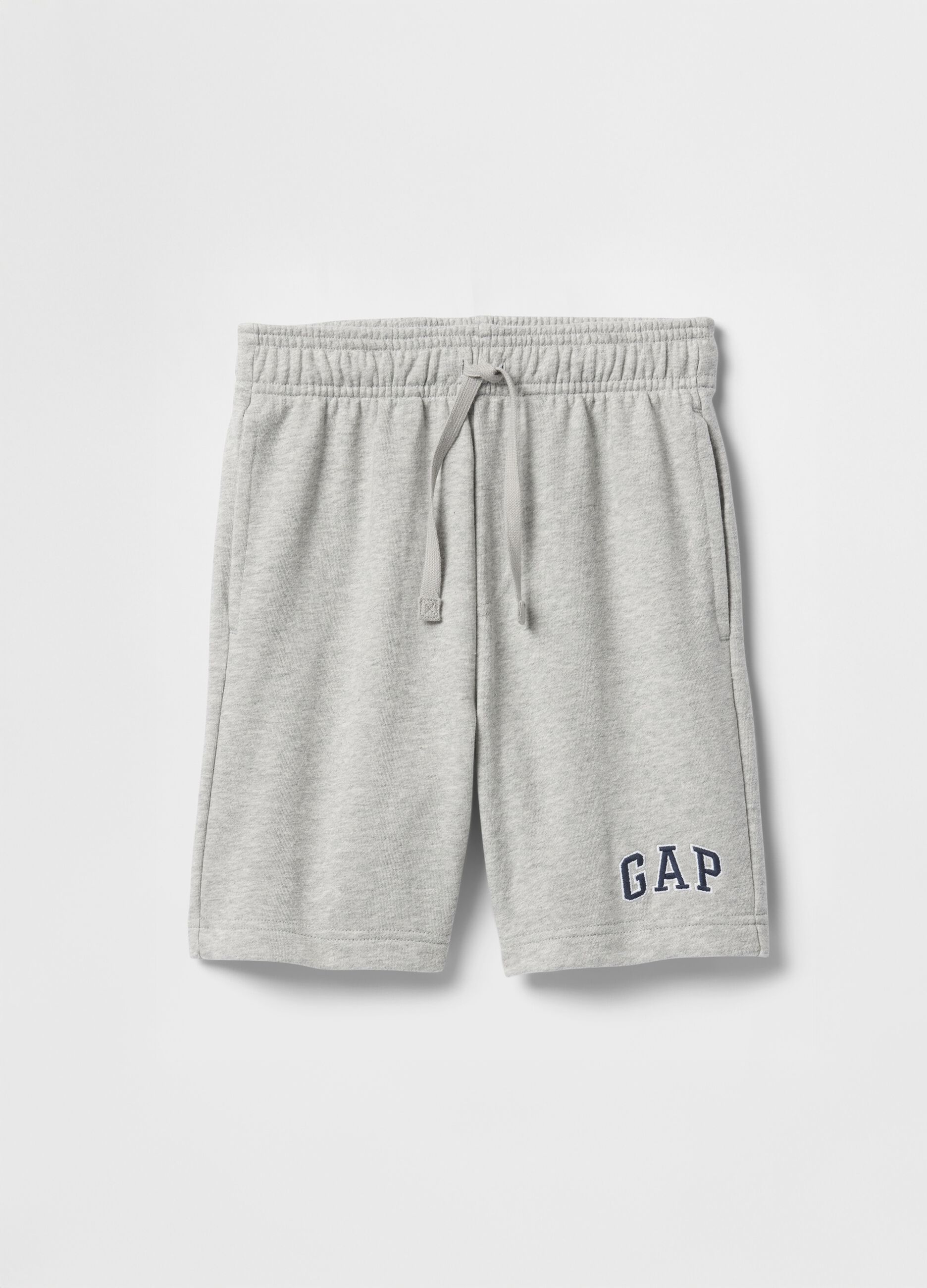 Grey GAP logo shorts for children