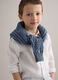 Camicia in puro lino bianca oversize fit da bambino_0
