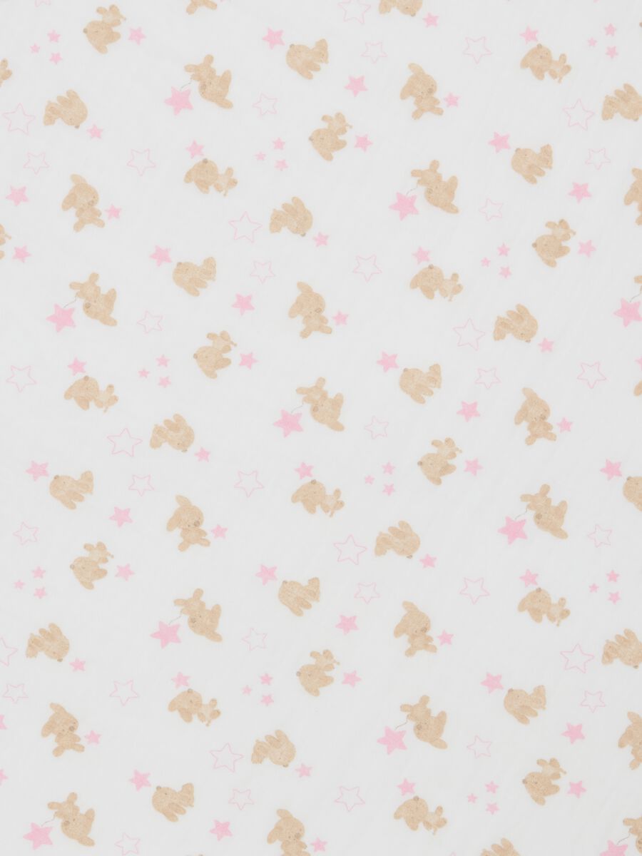 Pack of two muslin blankets with print_1
