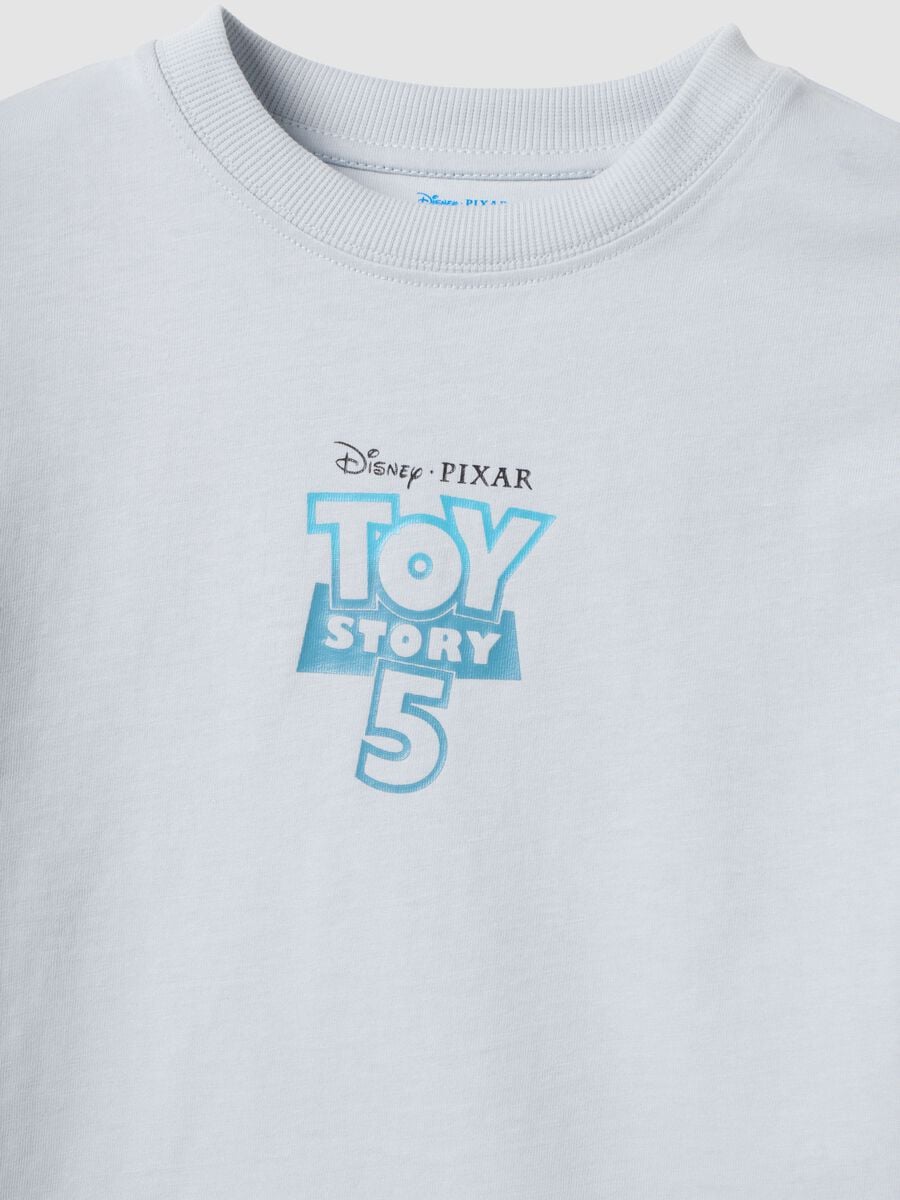 Grey pure cotton Toy Story graphic T-shirt for boys_3