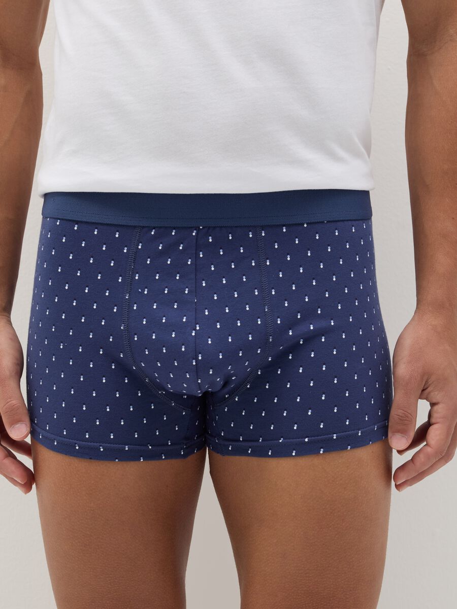 Three-pack boxer shorts with micro pattern_1