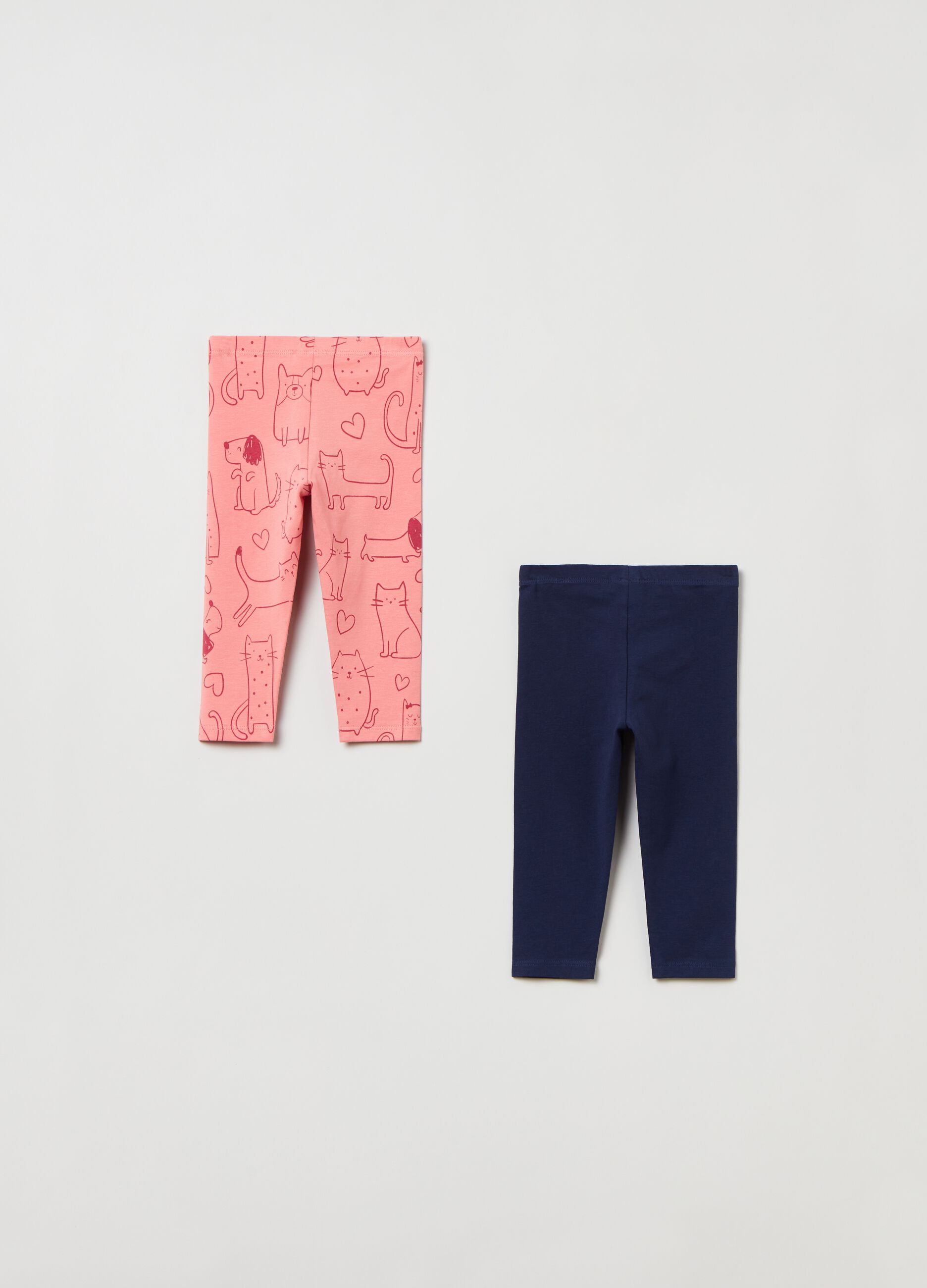 Bipack leggings in cotone stretch_1