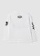 White pure cotton crew-neck racing print T-shirt for boys_1