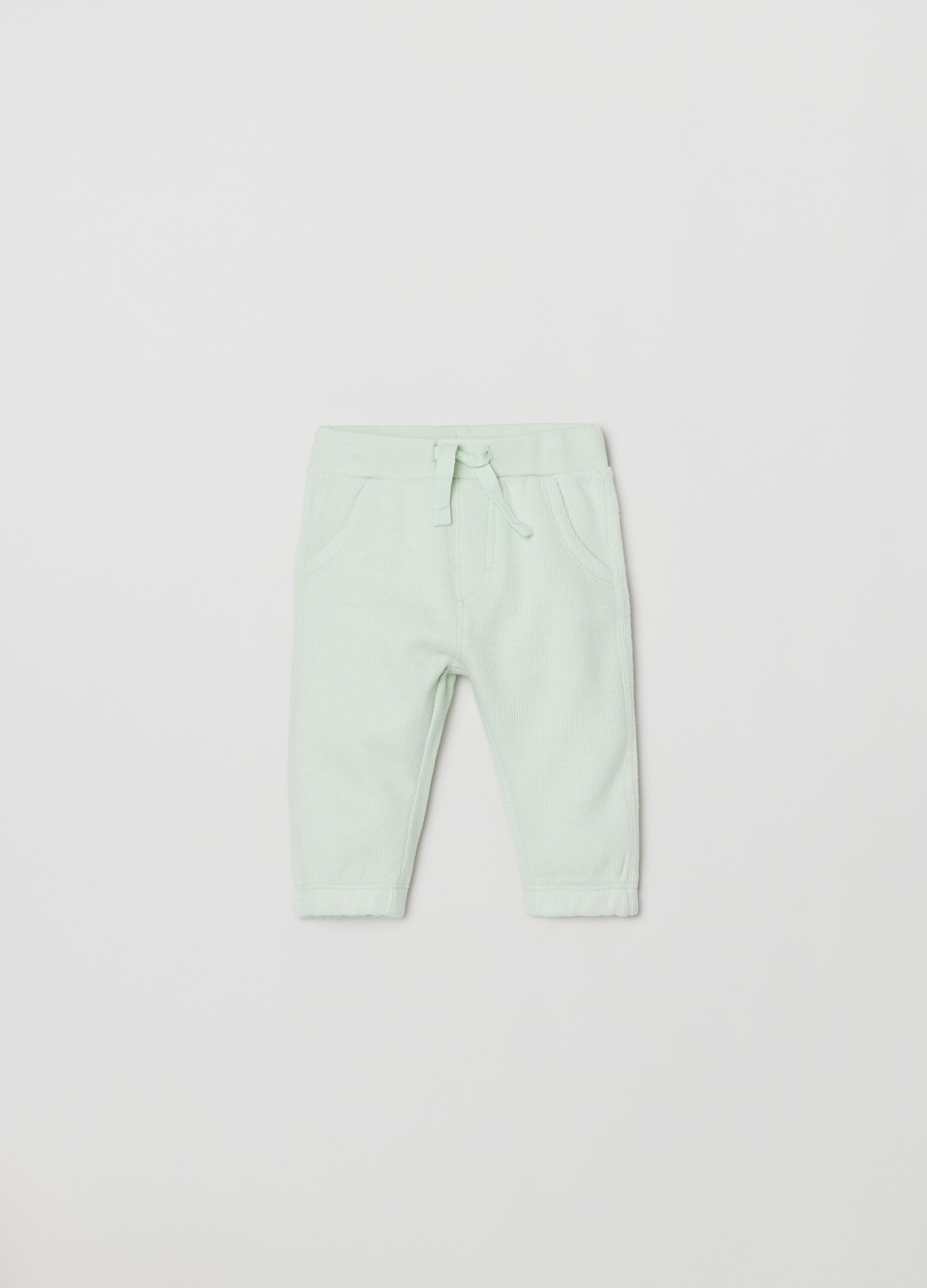 Joggers con coulisse e tasche_0