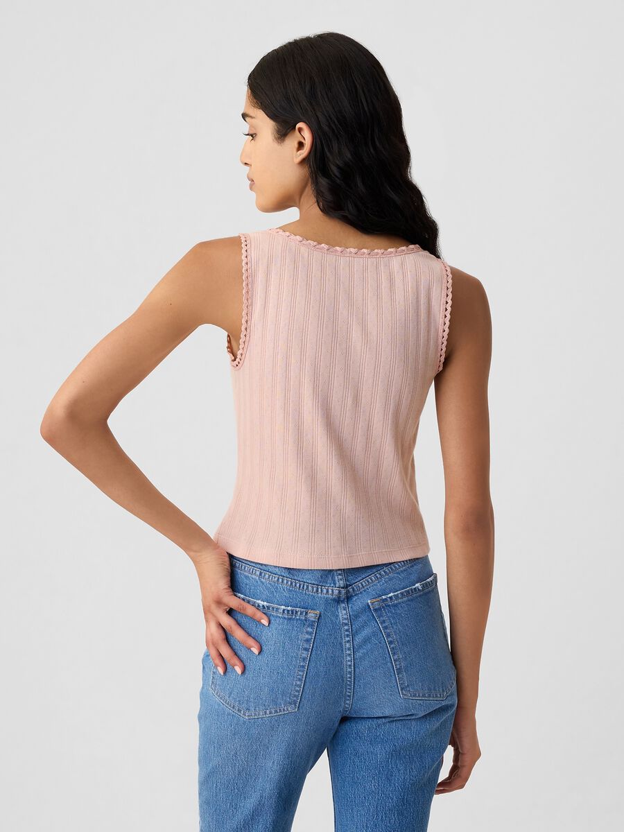 GAP for DÔEN pointelle tank top_2