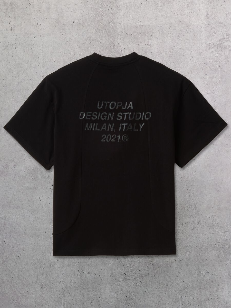 Graphic T-shirt Pocket Black_6