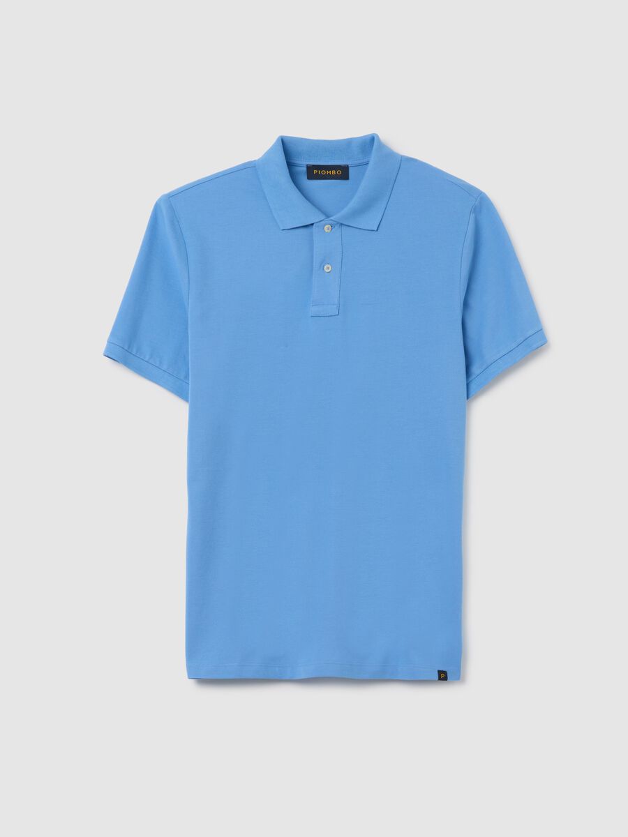 Cotton Blue Polo_0