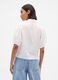 White blouse with short puff sleeves_2