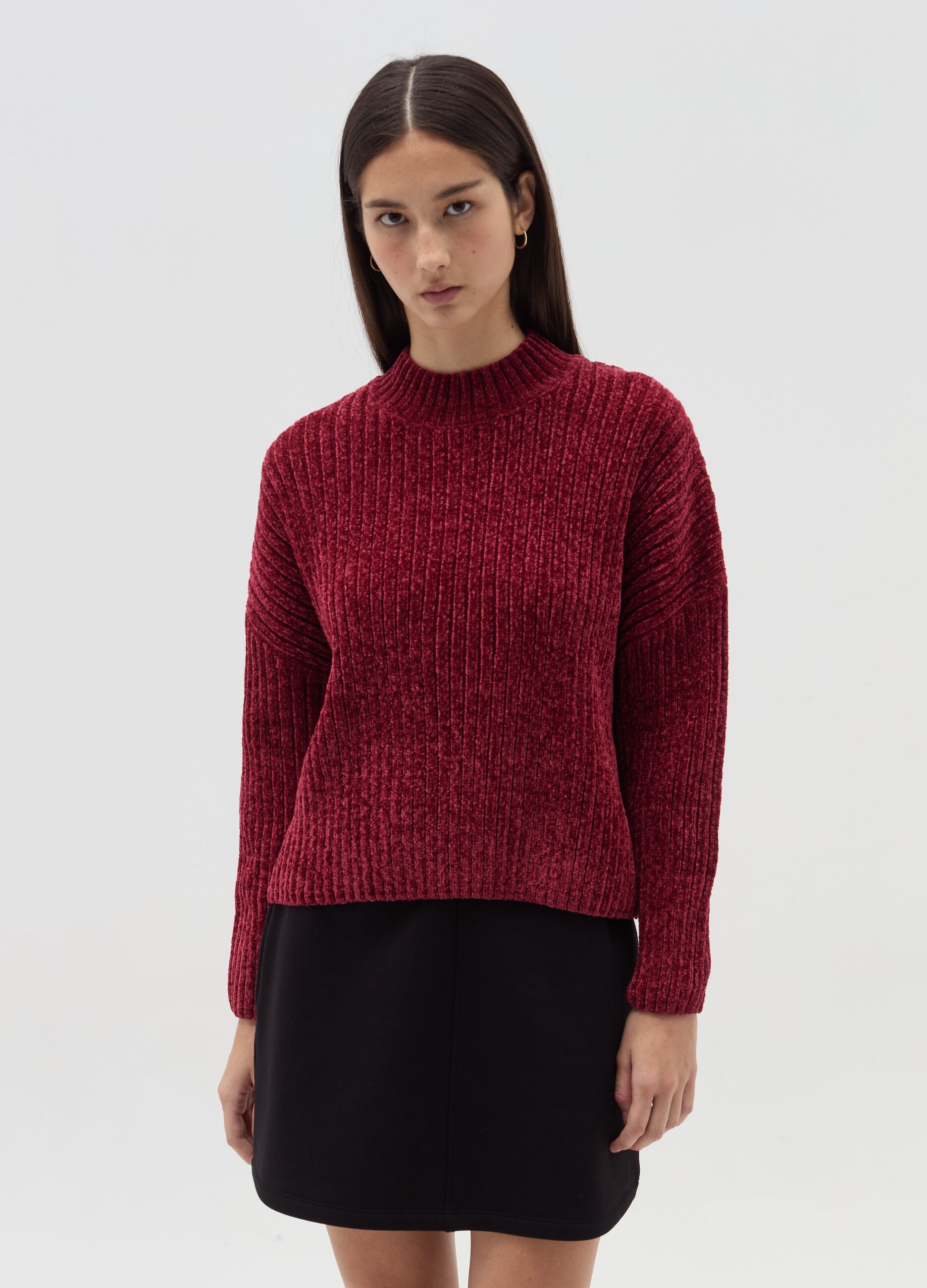 Maglioncino rosso donna sale