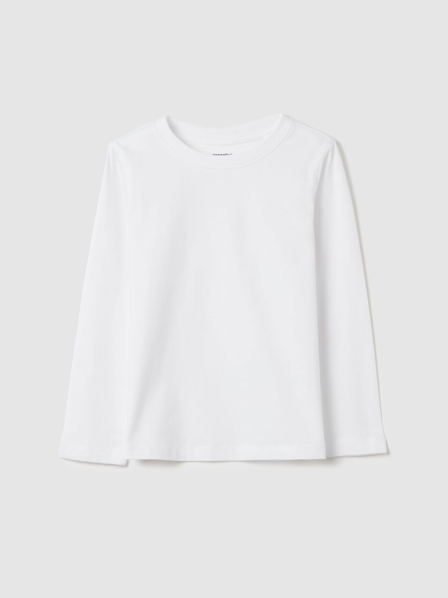 T-shirt maniche lunghe in cotone bio_0