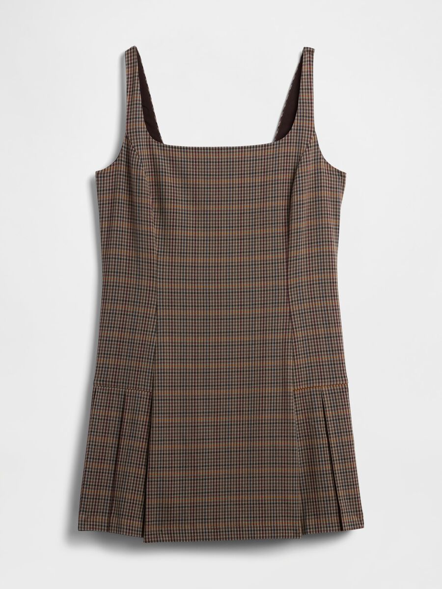 Abito a quadri con dettaglio check_4