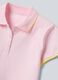 Polo sportiva rosa in cotone elasticizzato ALTAVIA COURT_5
