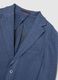 Elegant Pinstripe Blue Blazer with Slim Fit_1