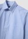 Light blue striped short-sleeve regular-fit shirt_5