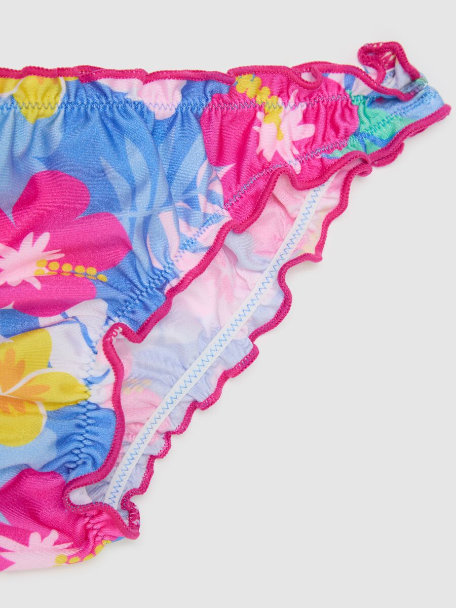 Girls' multicoloured stretch blend bikini_2