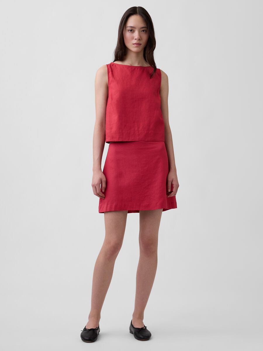 Linen-blend tank top_2