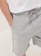 Boys' grey 100% cotton relaxed-fit shorts_2
