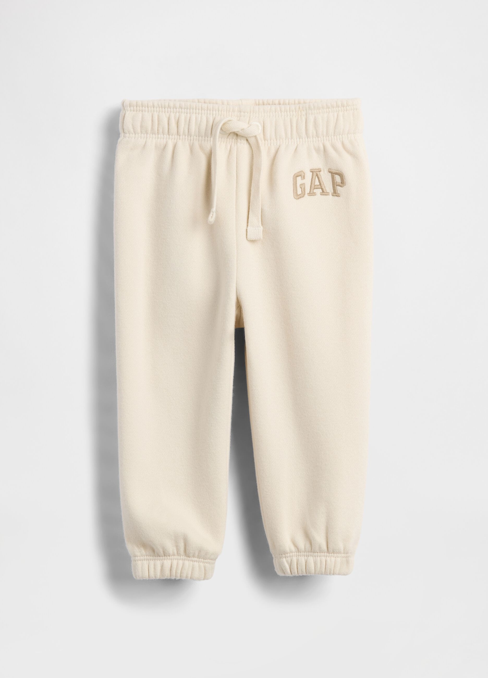 Beige unisex trousers for newborns