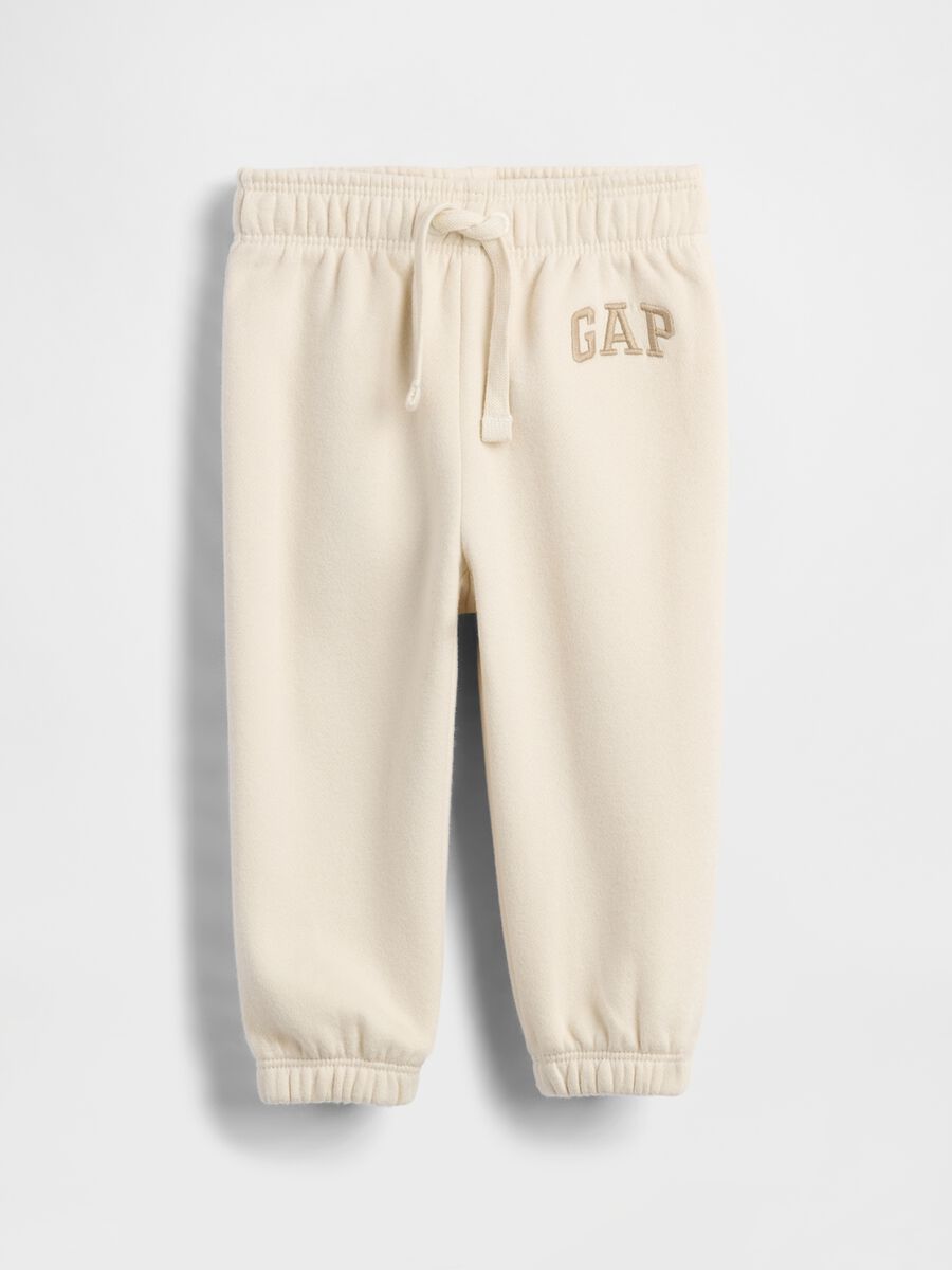 Pantaloni beige unisex per neonato_0