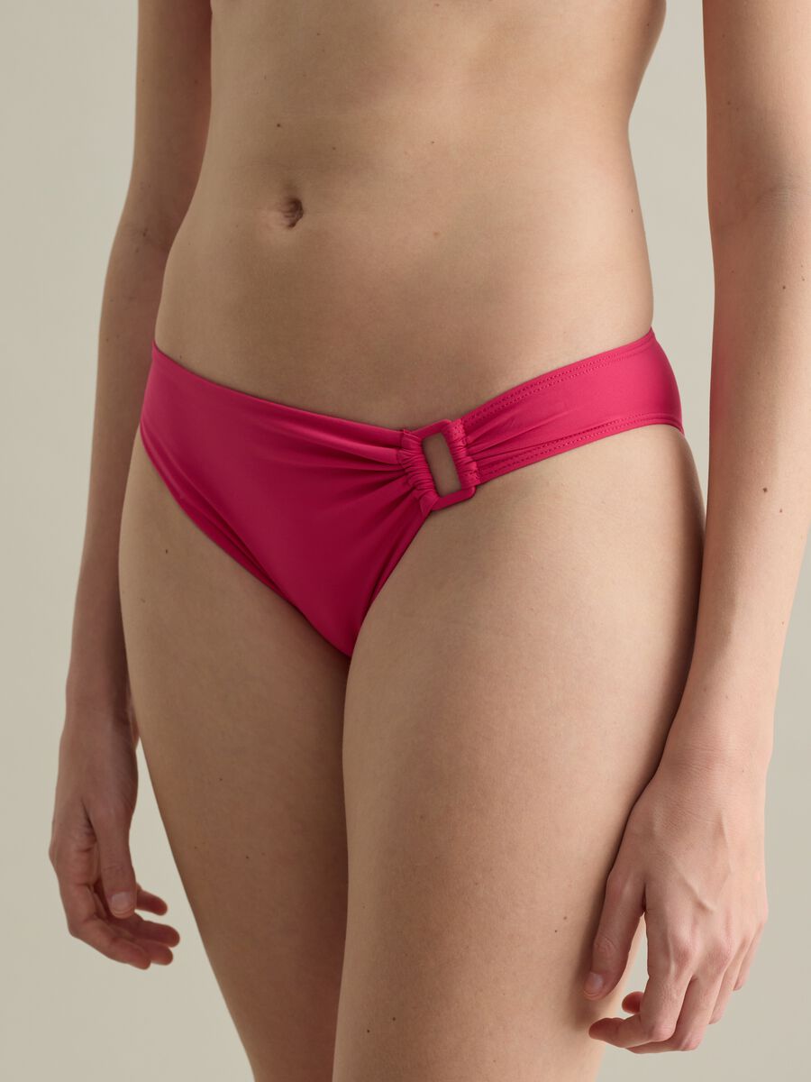 Women’s bikini briefs in pink stretch microfibre_3