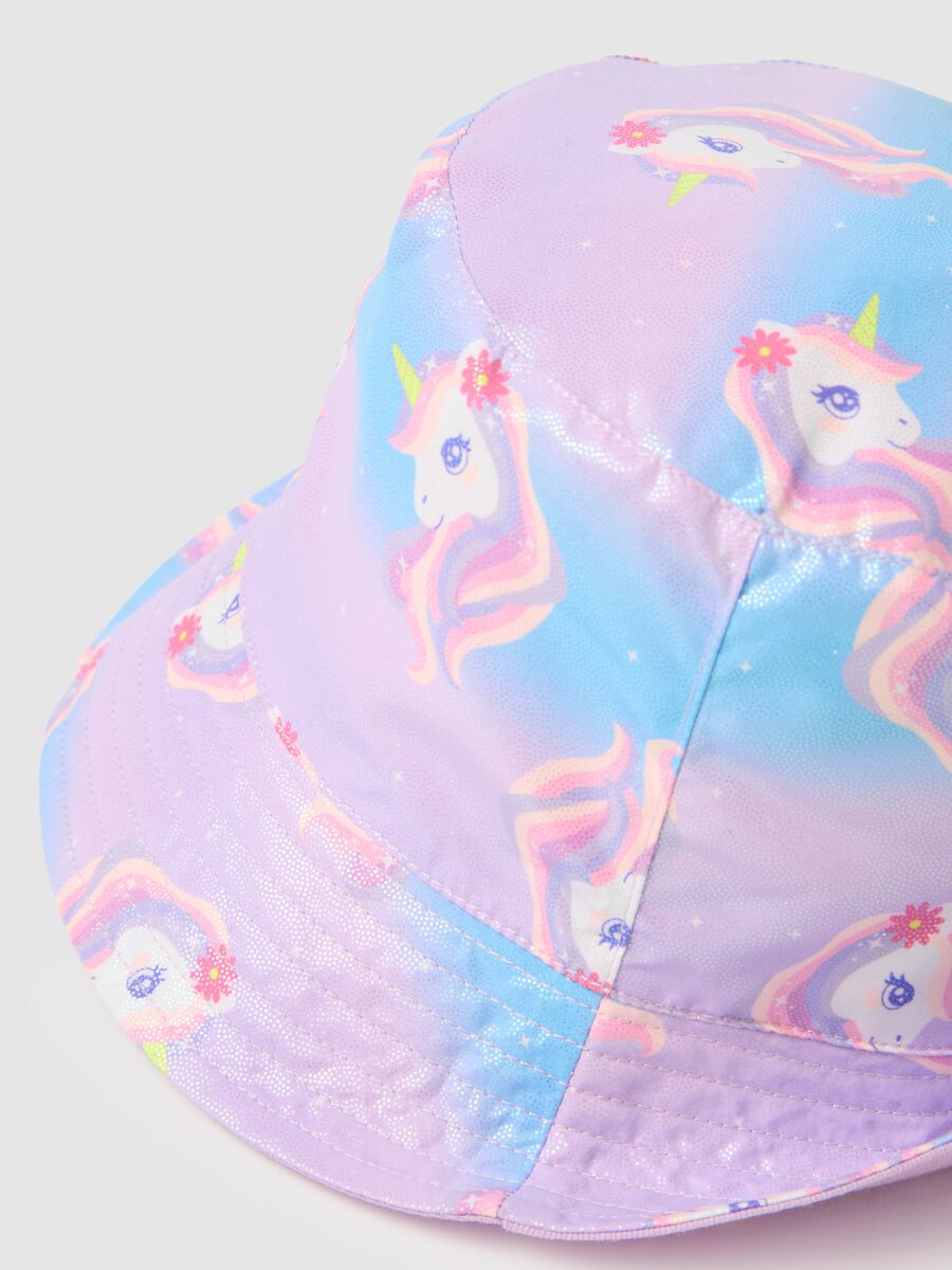 Multicolour girls' bucket hat_2