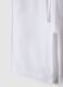 Shorts in puro cotone bianchi da bambino regular fit_3