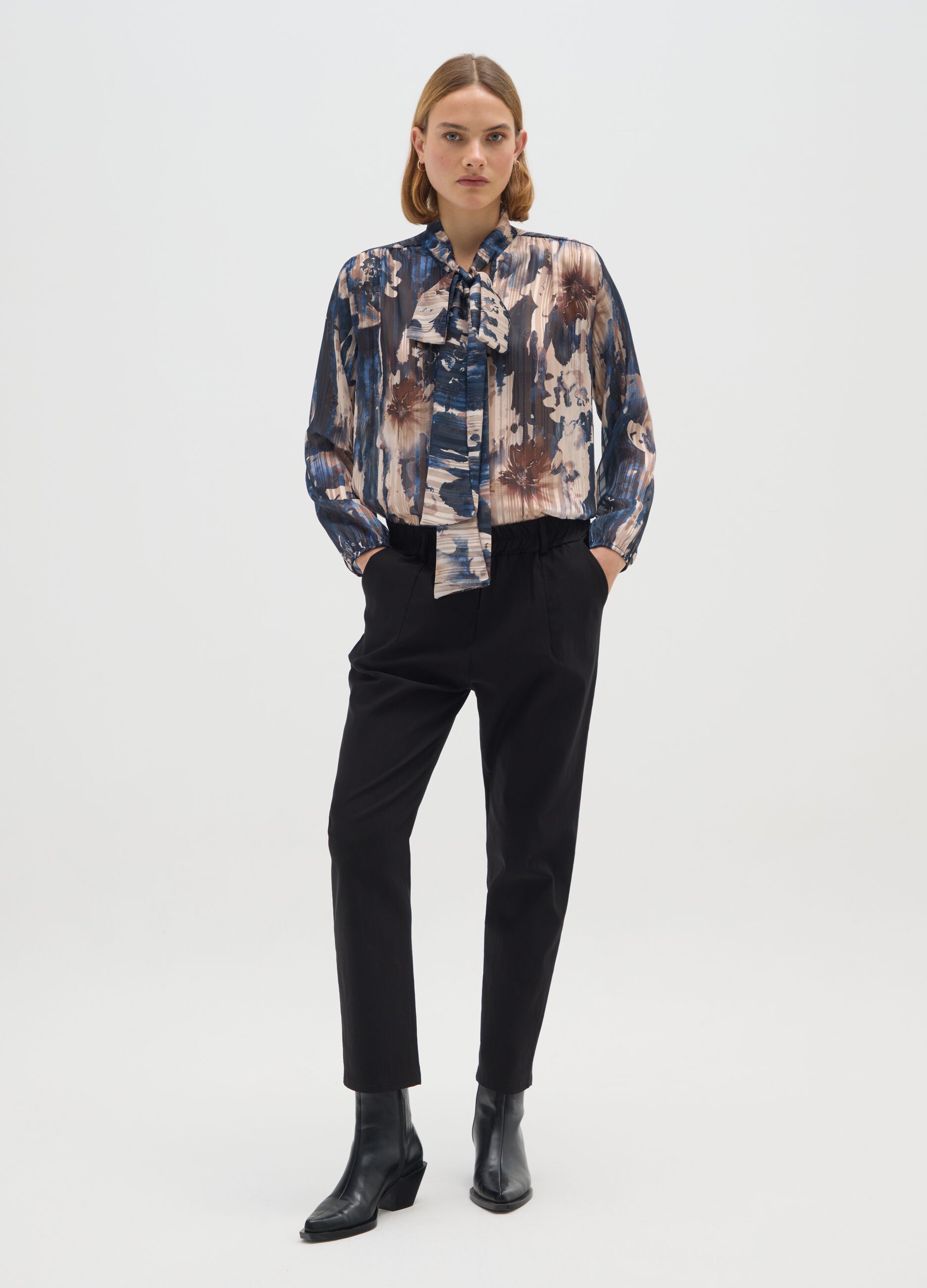 Multicolour Regular Fit Blouse