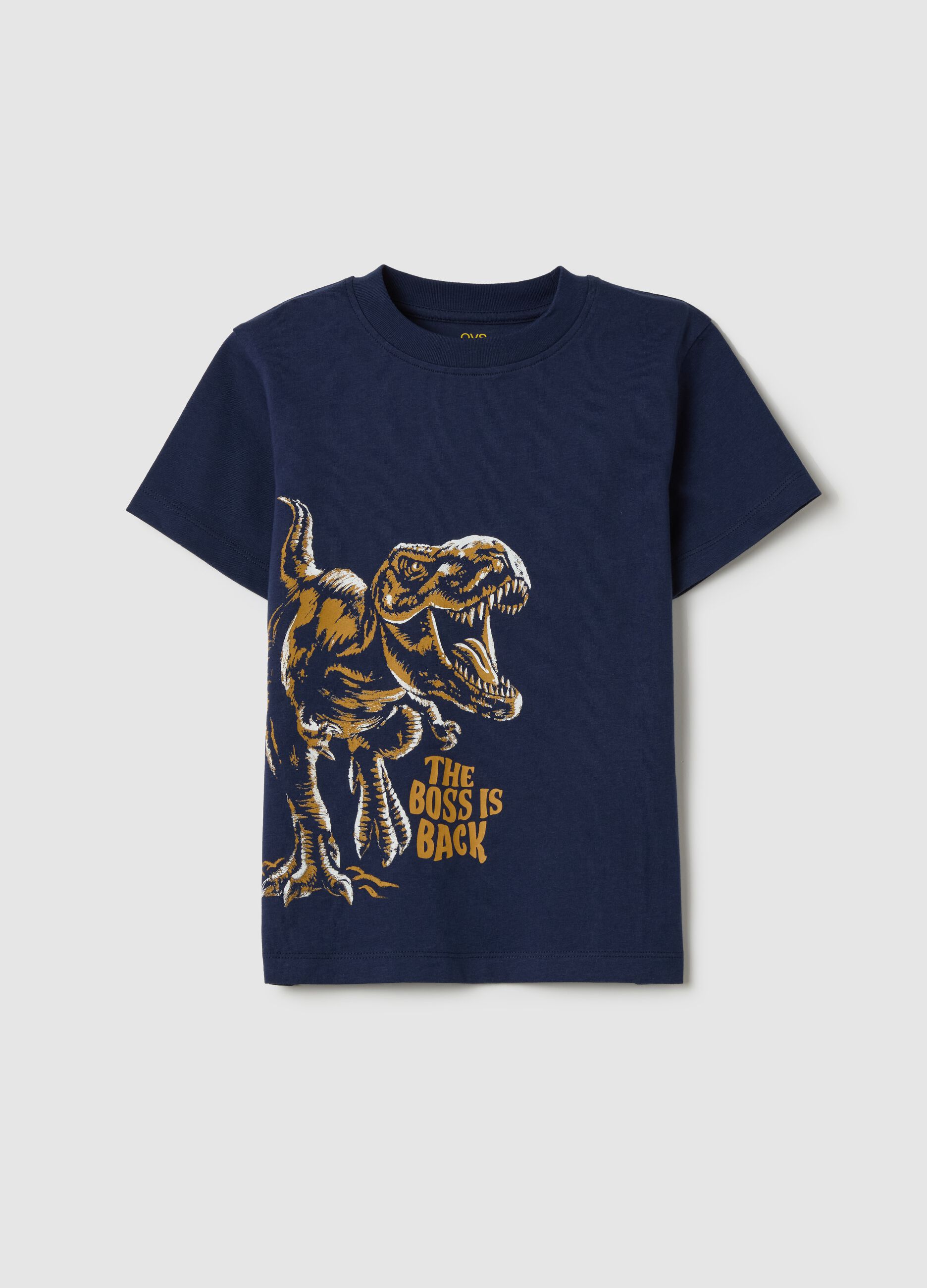 Cotton T-shirt with print