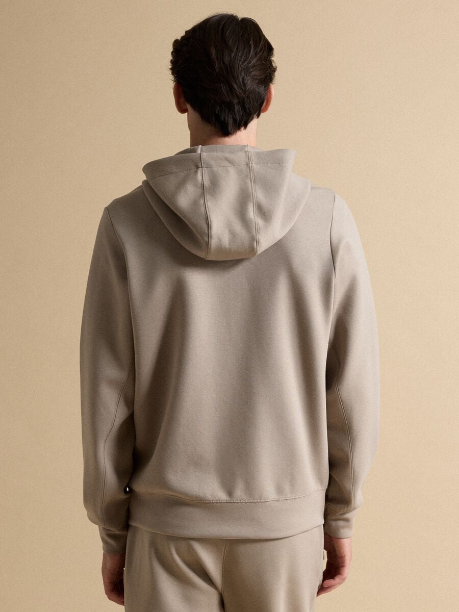 Full-zip beige traspirante in tessuto elasticizzato 2 Way Stretch_3