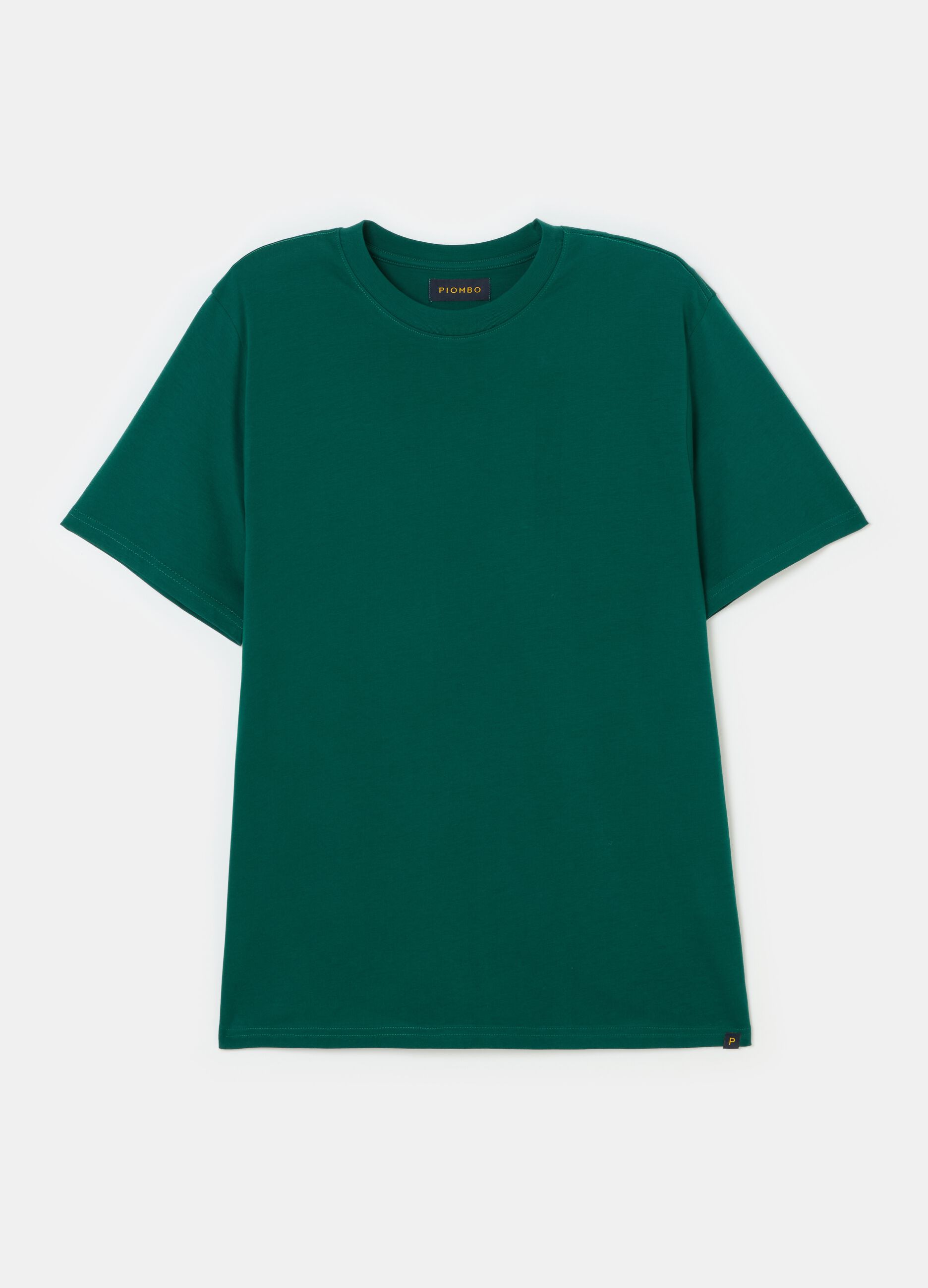 T-shirt girocollo in cotone Supima