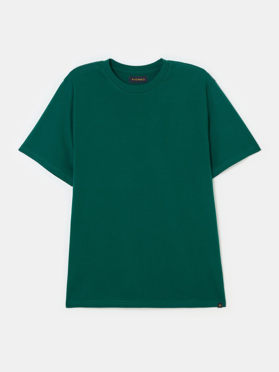 Supima cotton T-shirt with round neck_3