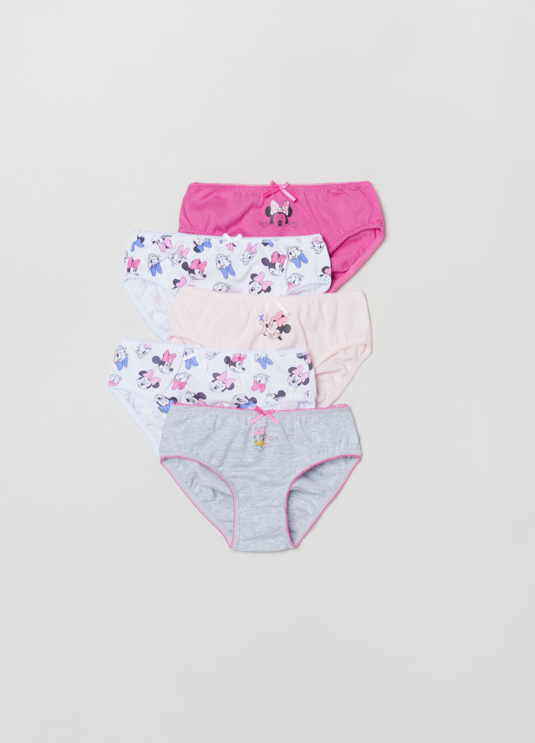 Set cinque slip stampa Minnie e Paperina _0