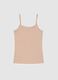 Beige tank top regular fit_0