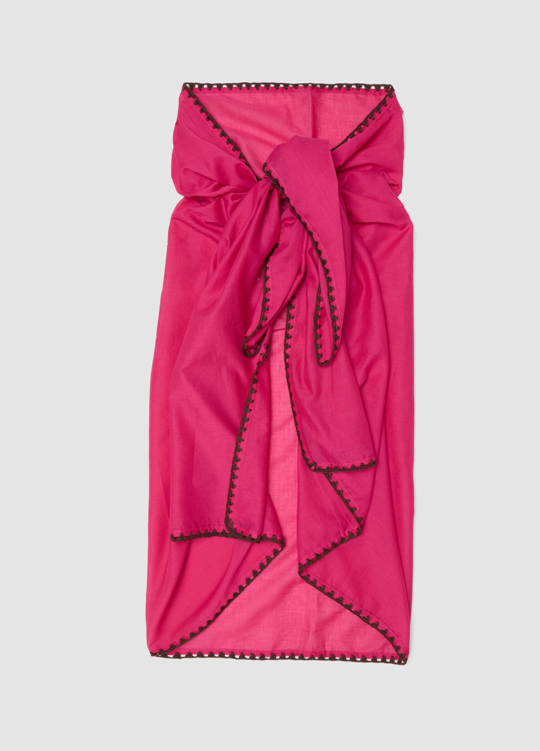 Pink pure cotton sarong
