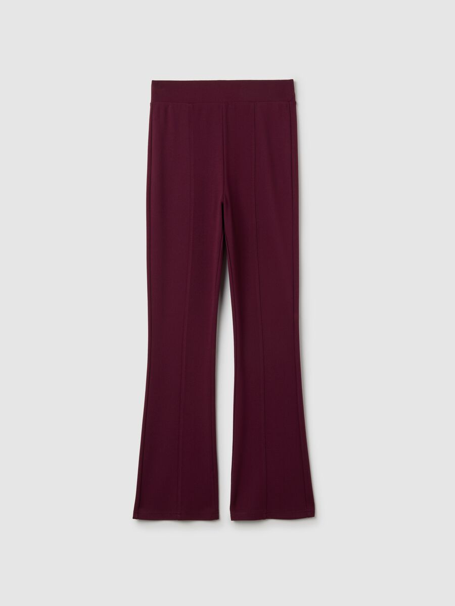 Leggings viola flare_4