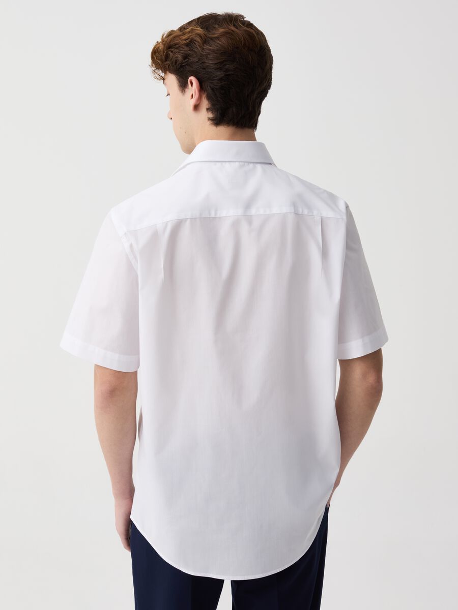 Short-sleeved regular-fit shirt with pocket_2