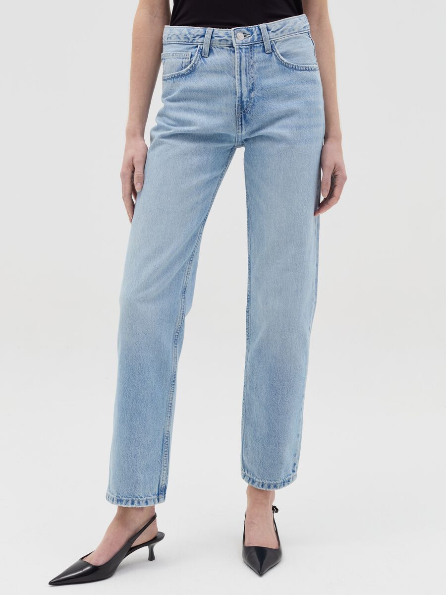 Five-pocket,straight-fit jeans_1