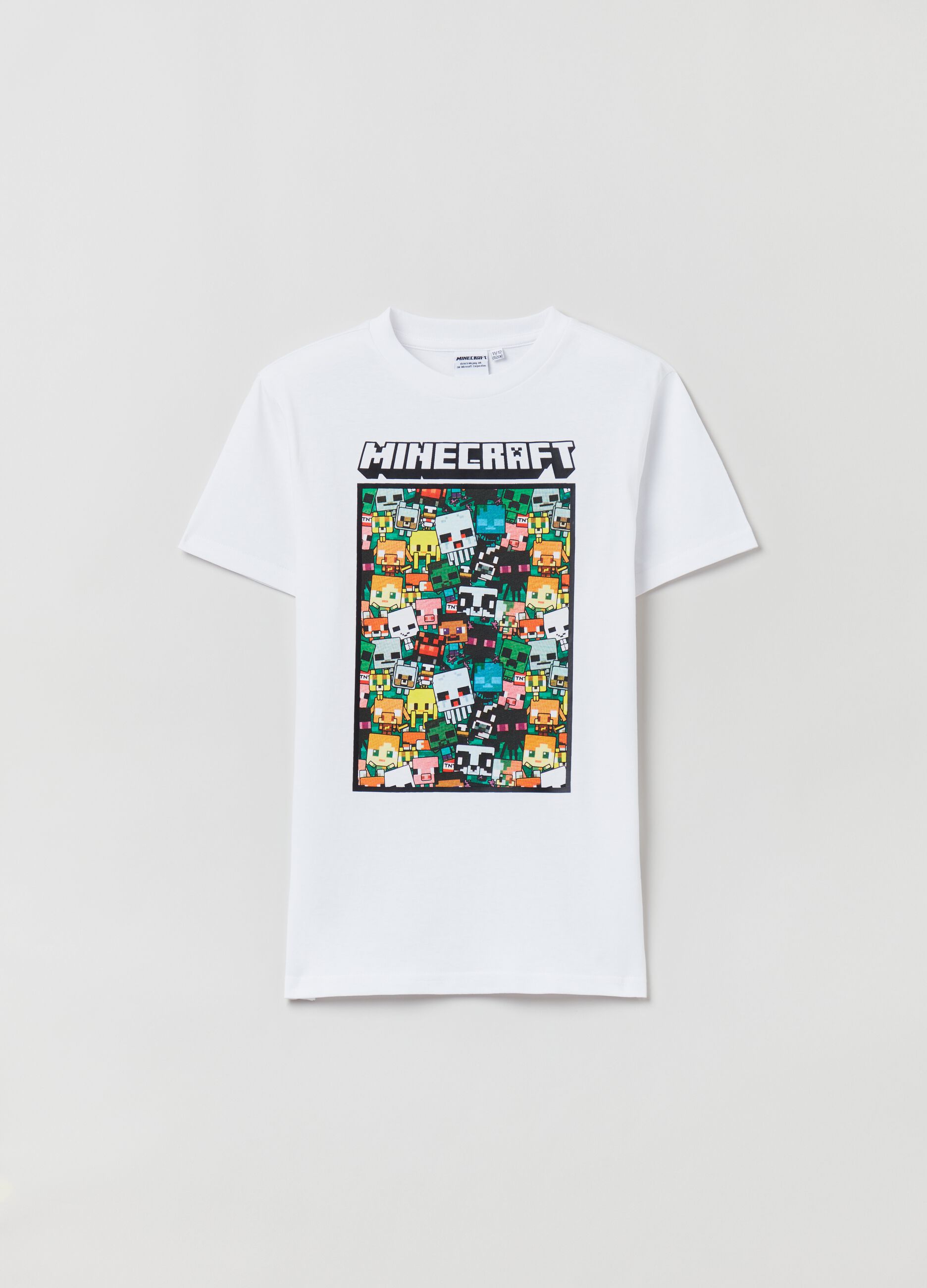 Maglietta minecraft bambino ovs hot sale