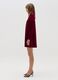 Short dress in velvet with long sleeves_1