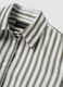 White poplin shirt with green stripes, regular fit_5