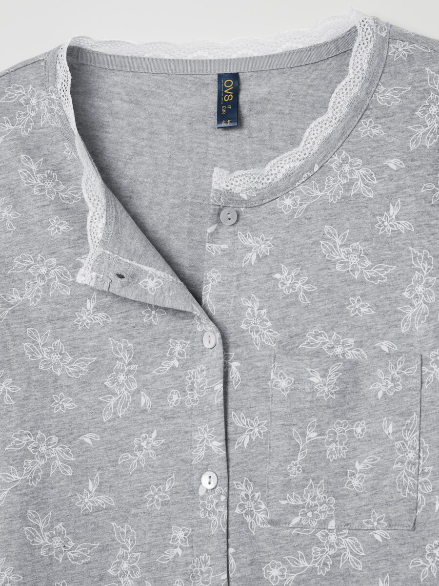 Camicia da notte floreale con bottoni_5