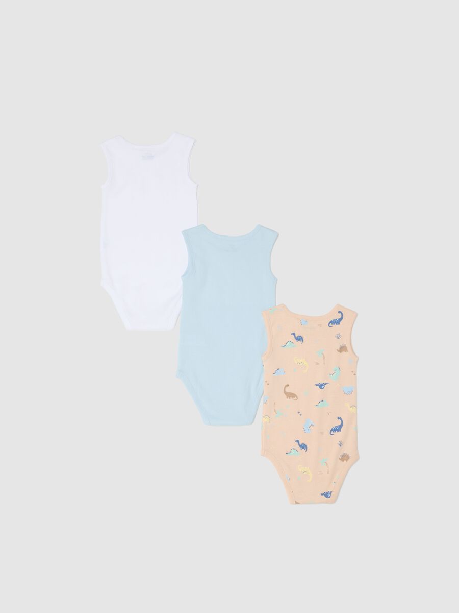 Body in puro cotone multicolor da neonato regular fit_1