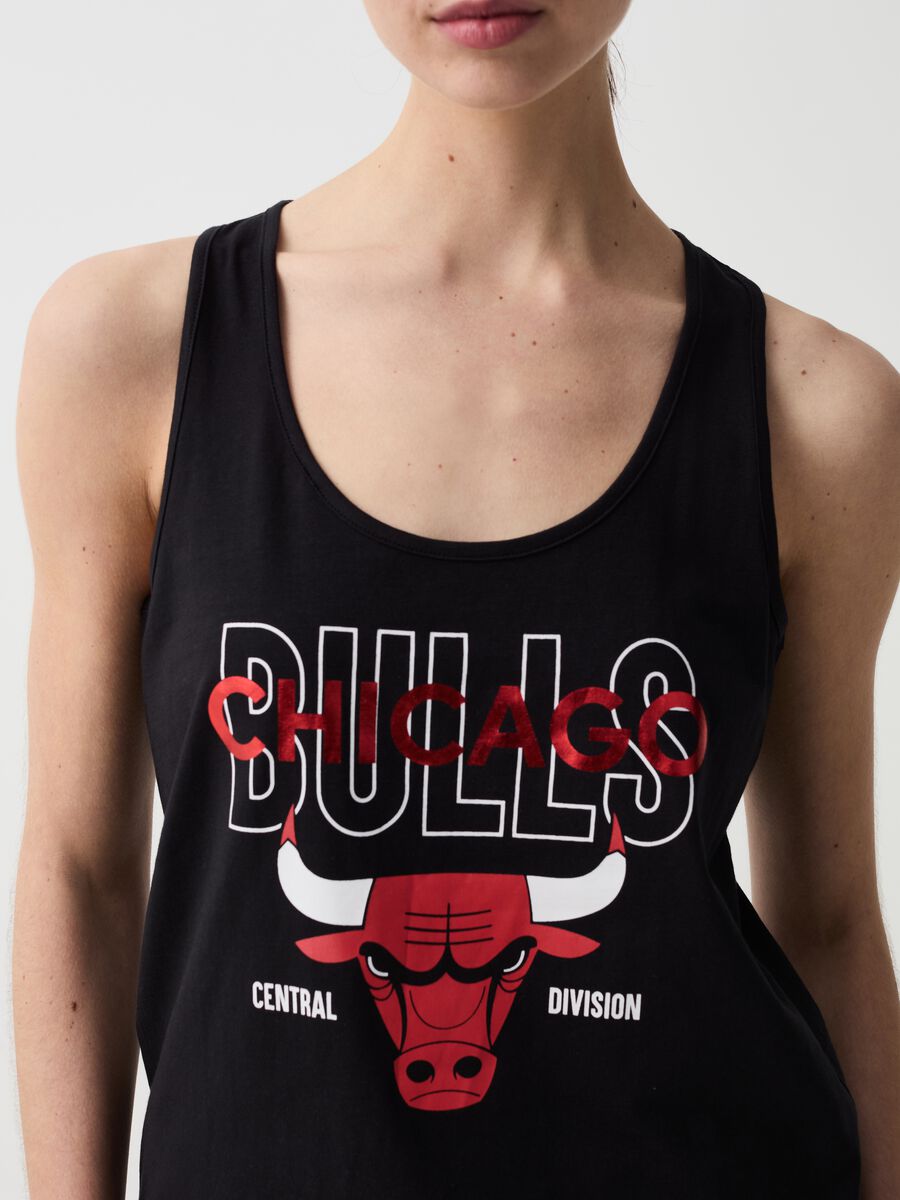 Tank top with NBA Chicago Bulls print_1